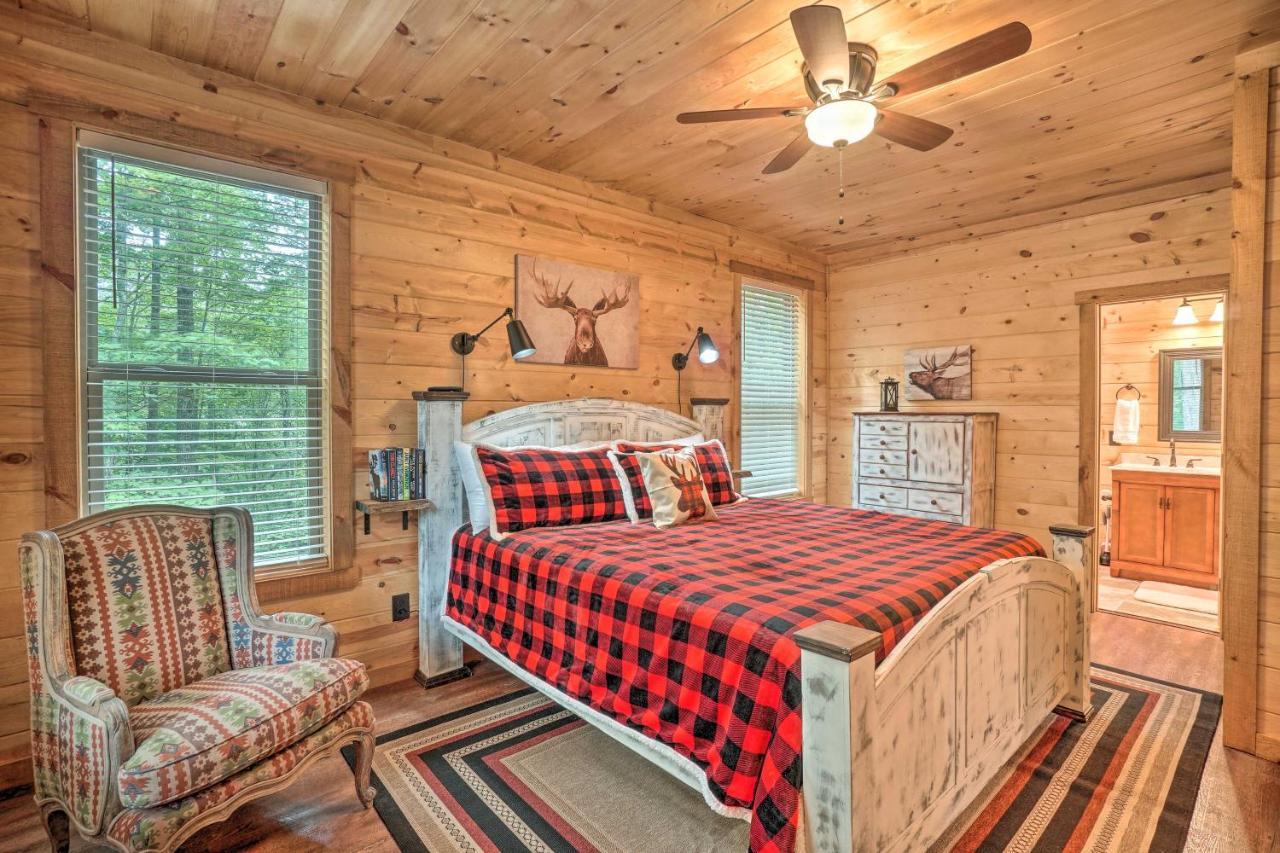 Peaceful Cabin On 3 Private Acres Deck And Fire Pit Blairsville Exterior foto