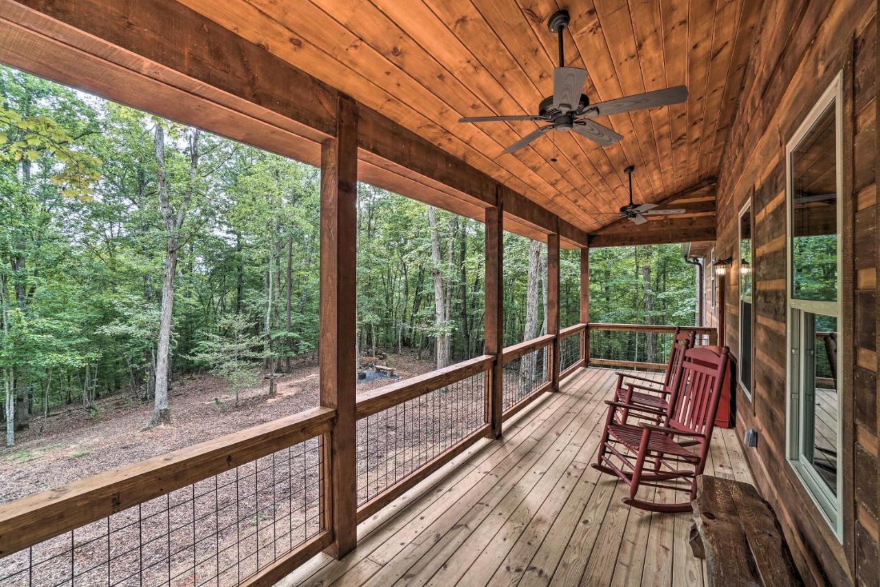 Peaceful Cabin On 3 Private Acres Deck And Fire Pit Blairsville Exterior foto